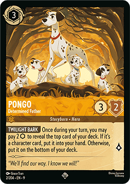 Pongo - Determined Father (V.1) - Fabled (Super Rare) [9FAB-2]