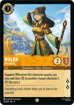 Mulan - Free Spirit - Fabled (Common) [9FAB-10]