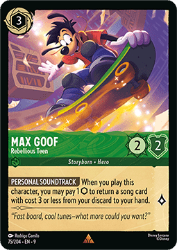 Max Goof - Rebellious Teen - Fabled (Rare) [9FAB-75]