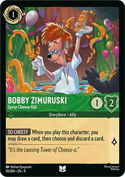 Bobby Zimuruski - Spray Cheese Kid - Fabled (Uncommon) [9FAB-78]