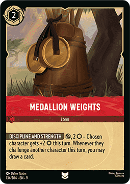 Medallion Weights - Fabled (Uncommon) [9FAB-134]