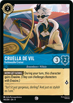 Cruella De Vil - Fashionable Cruiser - Fabled (Common) [9FAB-145]