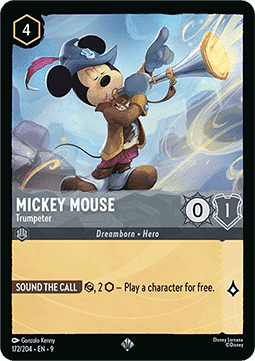 Mickey Mouse - Trumpeter - Fabled (Super Rare) [9FAB-172]