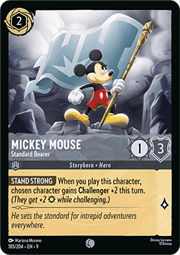 Mickey Mouse - Standard Bearer (V.1) - Fabled (Common) [9FAB-185]