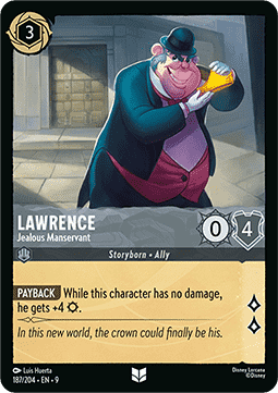 Lawrence - Jealous Manservant - Fabled (Uncommon) [9FAB-187]