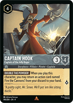 Captain Hook - Captain of the Jolly Roger - Fabled (Rare) [9FAB-190]