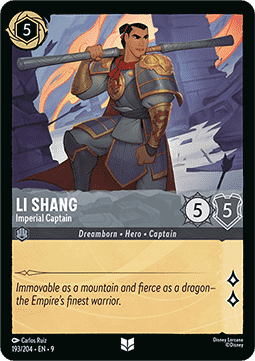 Li Shang - Imperial Captain - Fabled (Uncommon) [9FAB-193]