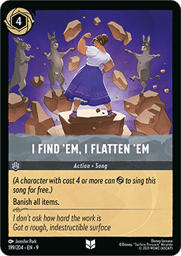 I Find 'em, I Flatten 'em - Fabled (Uncommon) [9FAB-199]