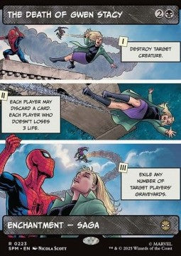 The Death of Gwen Stacy - Magic: The Gathering | Marvel's Spider-Man: Extras (Rare) [XSPM-223]