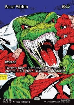 Beast Within - Marvel's Spider-Man: Source Material Cards (Mythic) [MAR-33]