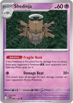 Shedinja - Mega Evolution (Uncommon) [MEG-061]