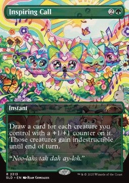 Inspiring Call (V.1) - Secret Lair Drop Series: Secret Scare Superdrop (Rare) [SLDSSS-2313]