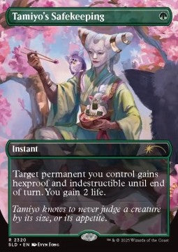 Tamiyo's Safekeeping (V.1) - Secret Lair Drop Series: Secret Scare Superdrop (Rare) [SLDSSS-2320]