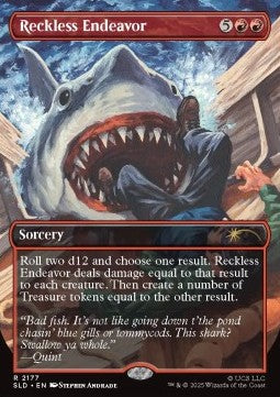 Reckless Endeavor (V.1) - Secret Lair Drop Series: Secret Scare Superdrop (Rare) [SLDSSS-2177]