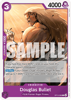 Douglas Bullet (OP13-068) - Carrying on his Will (Common) [OP13-068]