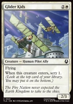 Glider Kids - Magic: The Gathering | Avatar: The Last Airbender (Common) [TLA-21]