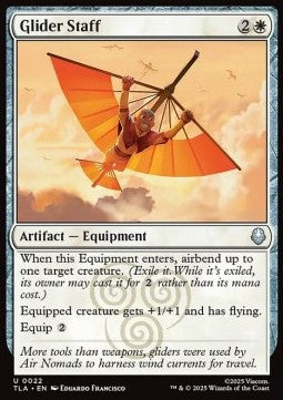 Glider Staff - Magic: The Gathering | Avatar: The Last Airbender (Uncommon) [TLA-22]
