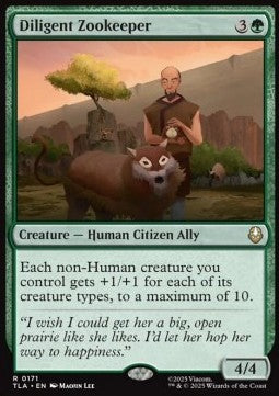 Diligent Zookeeper - Magic: The Gathering | Avatar: The Last Airbender (Rare) [TLA-171]