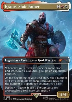 Kratos, Stoic Father - Secret Lair Drop Series: Secret Lair x PlayStation (Mythic) [SLDPS-2213]