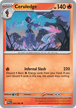 Ceruledge - Phantasmal Flames (Uncommon) [PFL-020]