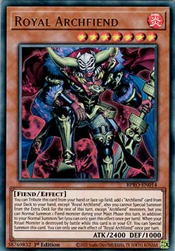 Royal Archfiend (V.1 - Ultra Rare) - Burst Protocol (Ultra Rare) [BPRO-014]