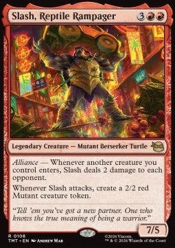 Slash, Reptile Rampager - Teenage Mutant Ninja Turtles (Rare) [TMT-108]