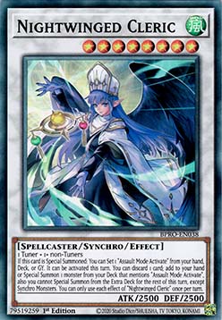 Nightwinged Cleric - Burst Protocol (Super Rare) [BPRO-038]