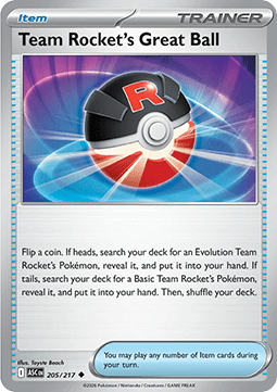 Team Rocket's Great Ball - Ascended Heroes (Uncommon) [ASC-205]