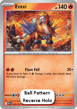 Entei - Ascended Heroes: Additionals (Rare) [xASC-025]