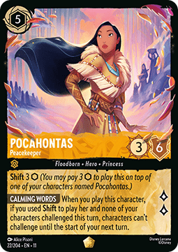 Pocahontas - Peacekeeper (V.1) - Winterspell (Legendary) [11WSP-22]