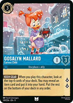 Gosalyn Mallard - Curious Child - Winterspell (Uncommon) [11WSP-149]