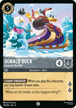 Donald Duck - Along for the Ride (V.1) - Winterspell (Common) [11WSP-178]