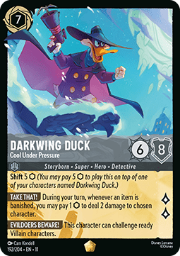 Darkwing Duck - Cool Under Pressure (V.1) - Winterspell (Legendary) [11WSP-192]