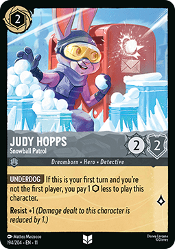 Judy Hopps - Snowball Patrol (V.1) - Winterspell (Uncommon) [11WSP-194]