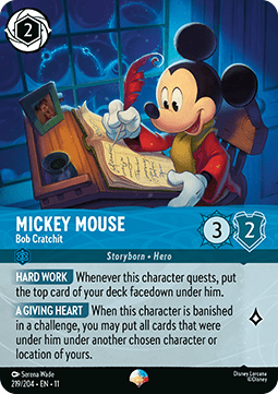 Mickey Mouse - Bob Cratchit (V.2) - Winterspell (Epic) [11WSP-219]