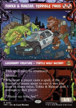Tokka & Rahzar, Terrible Twos - Teenage Mutant Ninja Turtles: Extras (Rare) [XTMT-252]