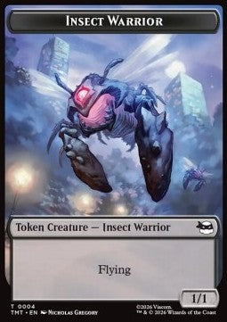 Insect Warrior Token (B 1/1) // Mutagen Token - Teenage Mutant Ninja Turtles: Tokens (Token) [TTMT-T 4/9]