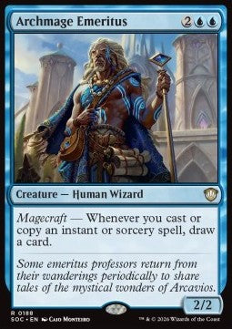 Archmage Emeritus - Commander: Secrets of Strixhaven (Rare) [SOC-188]