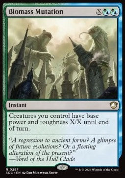 Biomass Mutation - Commander: Secrets of Strixhaven (Rare) [SOC-297]