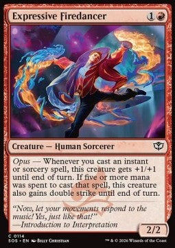 Expressive Firedancer - Secrets of Strixhaven (Common) [SOS-114]