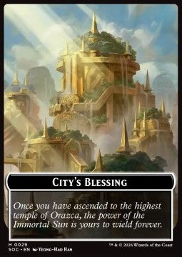 City's Blessing Token // Food Token - Secrets of Strixhaven: Tokens (Token) [TSOS-CT 29/27]