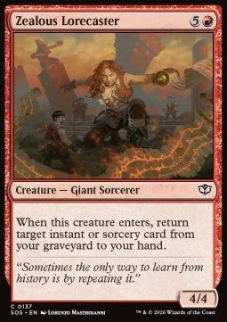 Zealous Lorecaster - Secrets of Strixhaven (Common) [SOS-137]