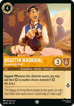 Agustin Madrigal - Exceptionally Kind - Wilds Unknown (Common) [12WIL-6]