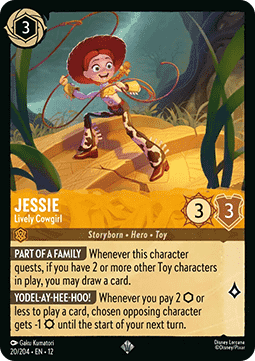 Jessie - Lively Cowgirl (V.1) - Wilds Unknown (Super Rare) [12WIL-20]