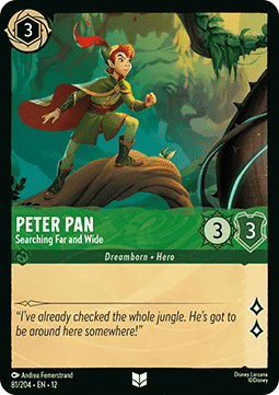 Peter Pan - Searching Far and Wide - Wilds Unknown (Uncommon) [12WIL-81]