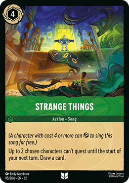 Strange Things - Wilds Unknown (Uncommon) [12WIL-95]