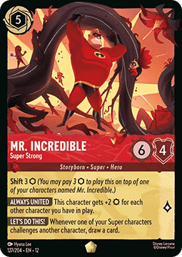 Mr. Incredible - Super Strong (V.1) - Wilds Unknown (Legendary) [12WIL-127]
