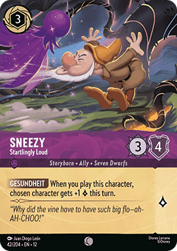 Sneezy - Startlingly Loud (V.2) - Wilds Unknown (Common) [12WIL-42]