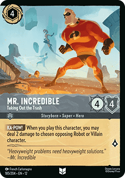 Mr. Incredible - Taking Out the Trash (V.2) - Wilds Unknown (Uncommon) [12WIL-185]