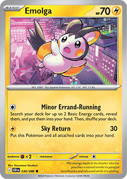 Emolga - Chaos Rising (Common) [CRI-030]